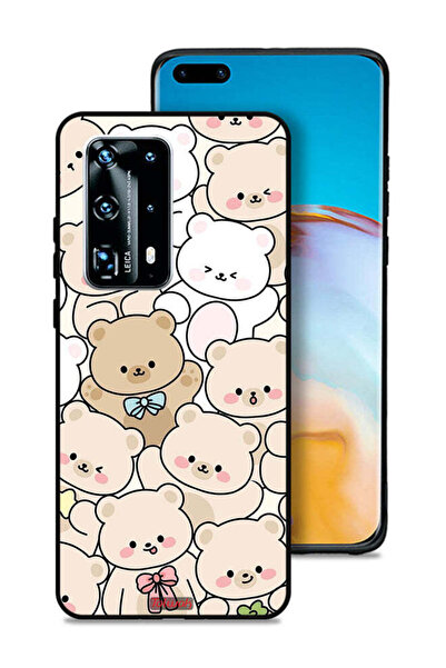 Tolwak غطاء حماية لهاتف هواوي بي 40 برو بلس 5G بنقشة الدببة