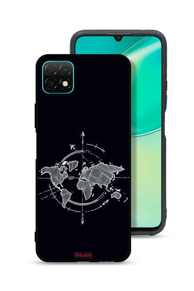 Tolwak غطاء حماية لهاتف هواوي نوفا Y60 برسومات البوصلة