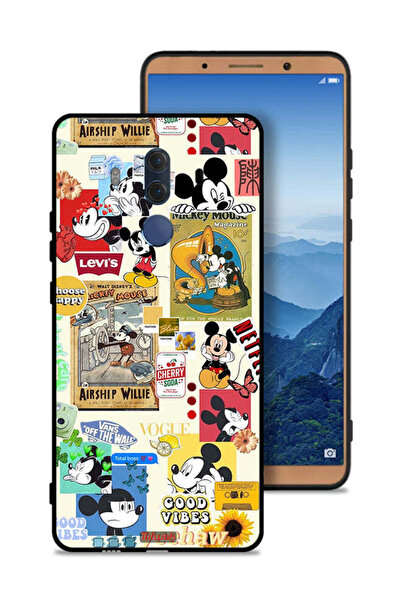 Tolwak غطاء حماية لهاتف هواوي ميت 10 برو مع ملصقات وشعار