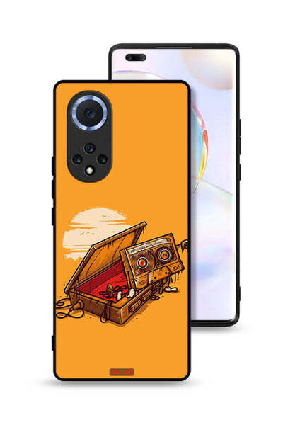 Tolwak غطاء حماية لهاتف Honor 50 Pro مع فن الكاسيت والشريط اللاصق