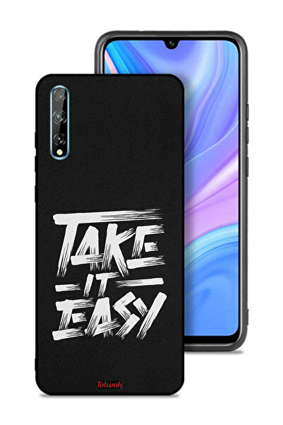 Tolwak غطاء حماية لهاتف هواوي بي سمارت إس - Take It Easy