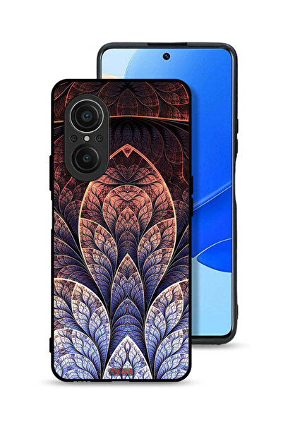 Tolwak غطاء حماية لهاتف هواوي نوفا 9 SE بتصميم تجريدي زهري فركتالي