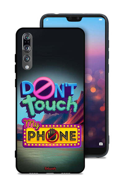 Tolwak Huawei P20 Pro Protective Case Cover Do Not Touch My Phone