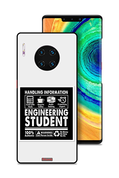 Tolwak غطاء حماية لهاتف هواوي ميت 30 إي برو 5G، ملصق طالب هندسة