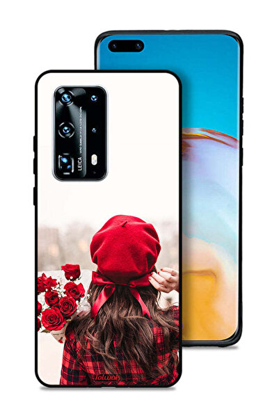 Tolwak غطاء حماية لهاتف هواوي بي 40 برو بلس 5G يحمل زهورًا