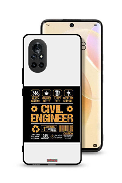 Tolwak غطاء حماية لهاتف هواوي نوفا 8، ملصق مهندس مدني