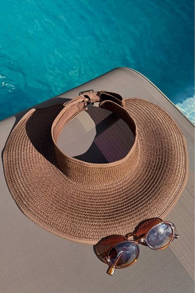 lurex moda Straw Hat