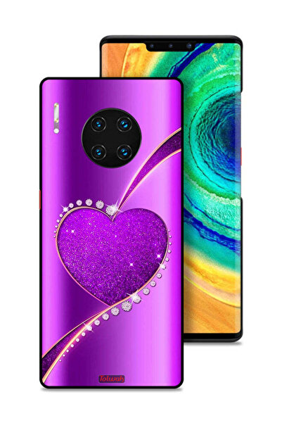 Tolwak غطاء حماية لهاتف هواوي ميت 30 برو بتصميم قلب لامع