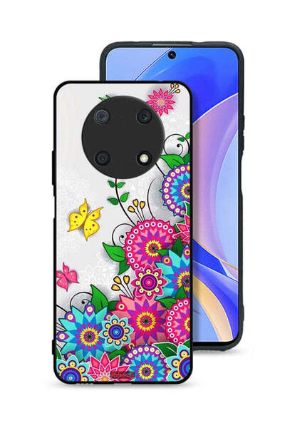 Tolwak غطاء حماية لهاتف هواوي نوفا Y90 بنقشة زهور ماندالا