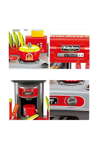 rexa Little Chef Kids Kitchen Set For Kids Girls With Light Music Cooking Toys Kitchen Playset