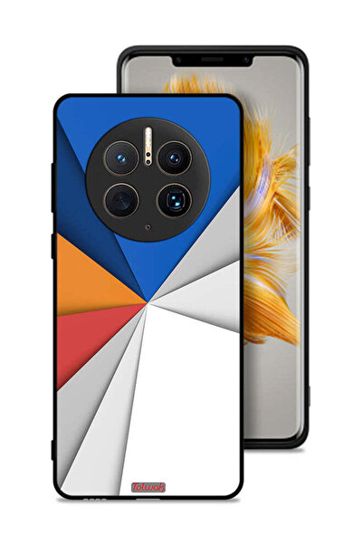 Tolwak غطاء حماية لهاتف Huawei Mate 50 Pro مصنوع من مادة فنية تجريدية
