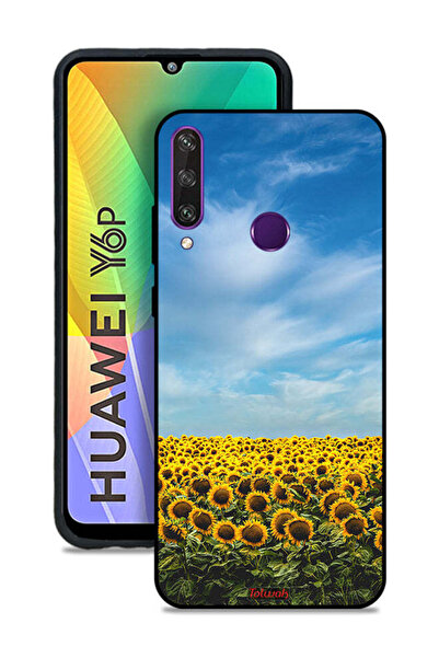 Tolwak غطاء حماية لهاتف هواوي Y6p بطبعة عباد الشمس تحت السماء