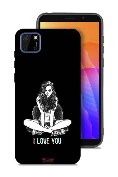 Tolwak غطاء حماية لهاتف هواوي Y5p بتصميم "أحبك"