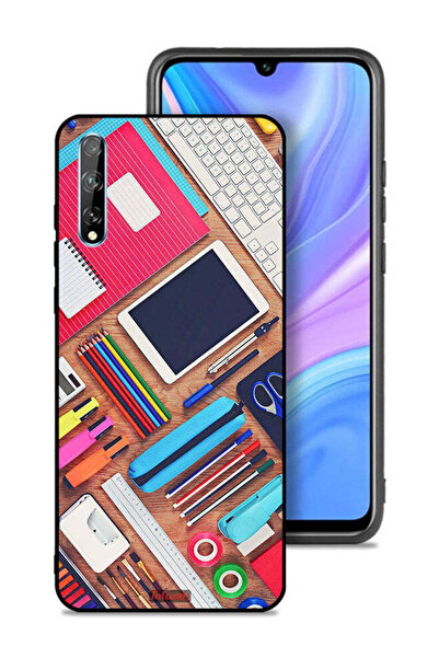 Tolwak غطاء حماية لهاتف هواوي بي سمارت إس بتصميم فتاة هوبي ديسك