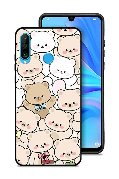 Tolwak غطاء حماية لهاتف هواوي نوفا 4e بنقشة الدببة