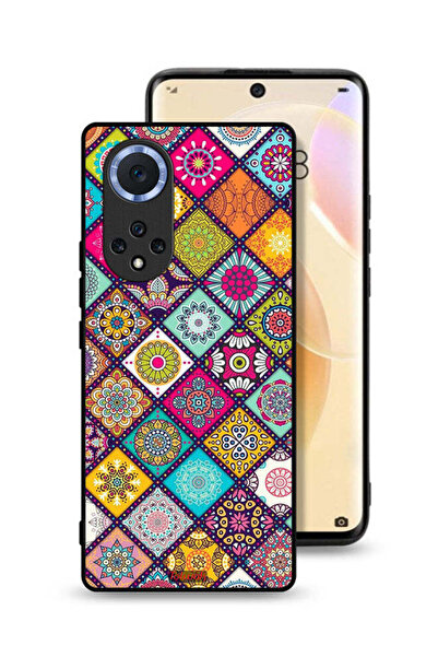 Tolwak غطاء حماية لهاتف هواوي نوفا 9 بنمط مربعات ماندالا