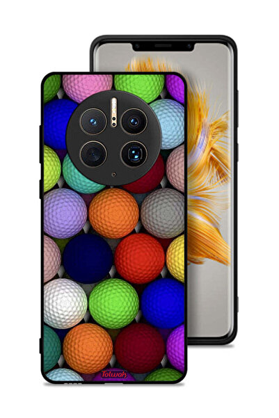 Tolwak غطاء حماية لهاتف هواوي ميت 50 برو - كرات فنية تجريدية