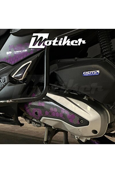 Motiker Honda Pcx Radyator Kapağı Kaplama Sticker Koruma Etiket Modeli Bal Pe...