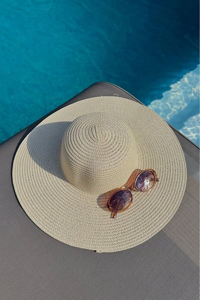 lurex moda Straw Hat