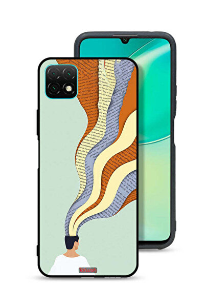 Tolwak غطاء حماية لهاتف هواوي نوفا Y60 - تصميم فني مع رسومات داتا إن مايند