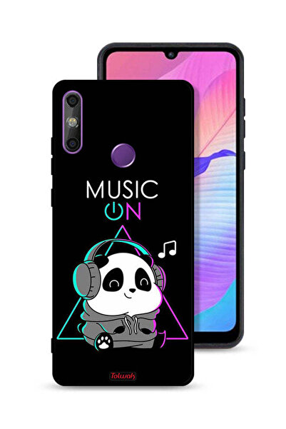 Tolwak غطاء حماية لهاتف هواوي إنجوي 20e بطبعة موسيقى الباندا