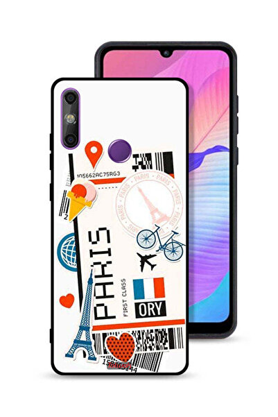 Tolwak غطاء حماية لهاتف هواوي إنجوي 20e - ملصق باريس