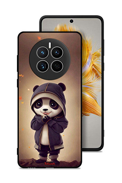 Tolwak غطاء حماية لهاتف هواوي ميت 50 بتصميم باندا صغير لطيف