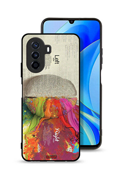 Tolwak غطاء حماية لهاتف هواوي نوفا Y70 - عمل فني تجريدي لعلم الدماغ