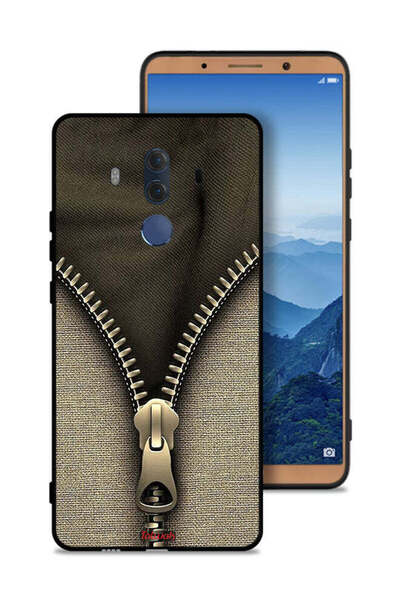 Tolwak غطاء حماية بنمط سحاب لهاتف هواوي ميت 10 برو