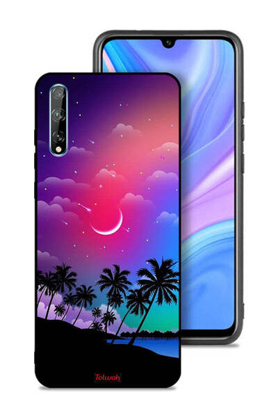 Tolwak غطاء حماية لهاتف هواوي بي سمارت إس بتصميم قمر في الليل