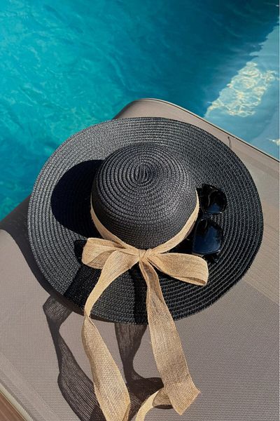 lurex moda Straw Hat