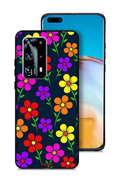 Tolwak غطاء حماية لهاتف هواوي بي 40 برو بلس 5G - زهور ملونة
