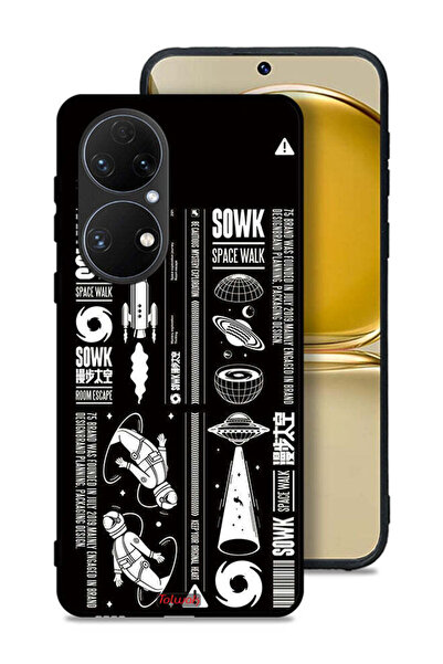 Tolwak غطاء حماية لهاتف Huawei P50E ملصق Sowk Space Walk