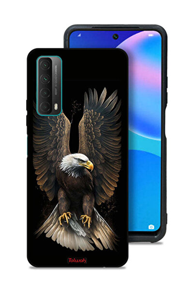 Tolwak غطاء حماية لهاتف هواوي بي سمارت (2021) بتصميم أجنحة النسر المنتشر