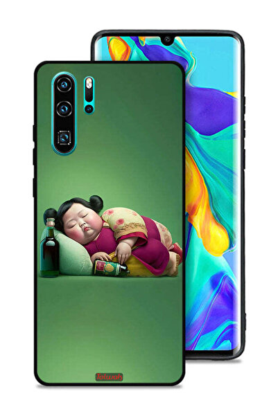 Tolwak غطاء حماية لهاتف هواوي P30 Pro بتصميم فتاة سمينة