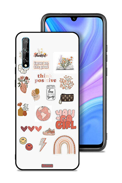 Tolwak غطاء حماية هواوي بي سمارت إس بتصميم فتاة مرحة