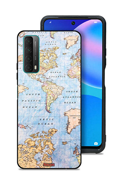 Tolwak غطاء حماية لهاتف هواوي بي سمارت (2021) - خريطة العالم