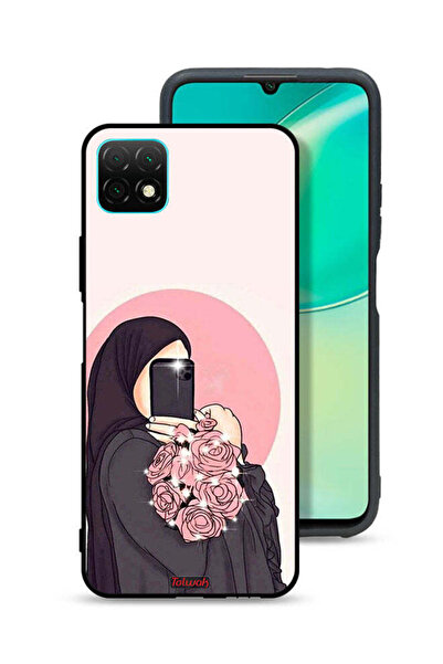 Tolwak غطاء حماية لهاتف هواوي نوفا Y60، فن التقاط صور سيلفي مع حمل الزهور