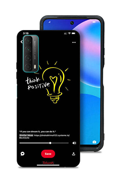 Tolwak غطاء حماية لهاتف هواوي Y7a - فكر بإيجابية