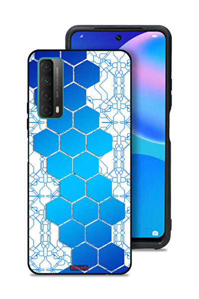 Tolwak غطاء حماية لهاتف هواوي Y7a بأيقونات سداسية الشكل على شكل خلية نحل