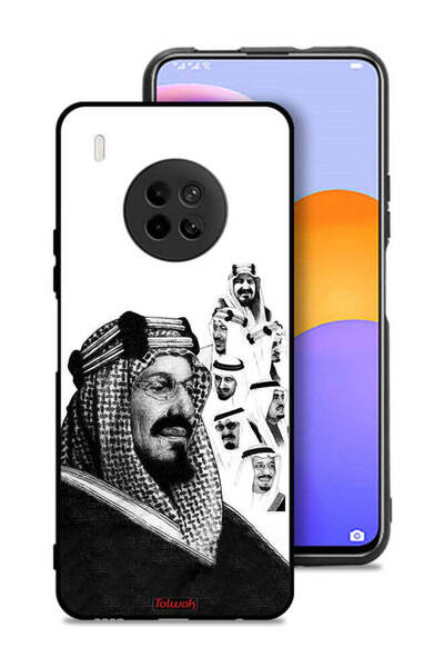 Tolwak غطاء حماية لهاتف هواوي Y9a، ملصق ملوك المملكة العربية السعودية باللون ...