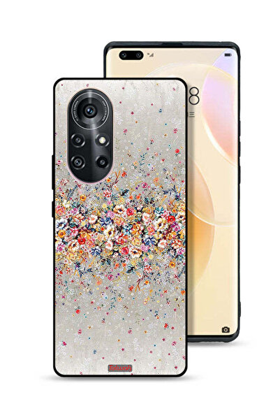 Tolwak Huawei nova 8 Pro Protective Case Cover Small Flowers Abstract Art