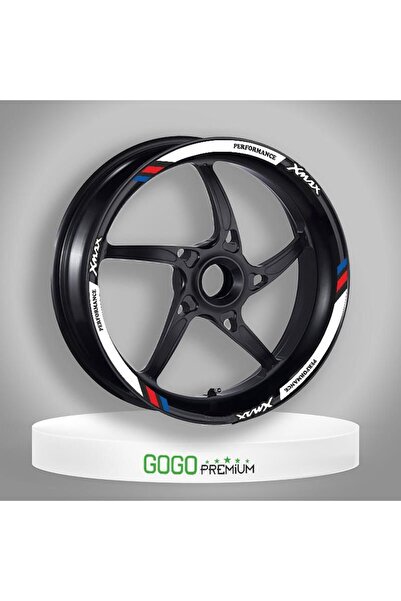 Gogo M POWER BEYAZ YAMAHA XMAX UYUMLU 1 SET JANT ŞERİDİ