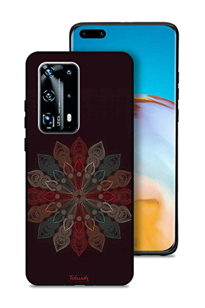 Tolwak غطاء حماية لهاتف هواوي P40 برو بلس 5G بتصميم زهرة ماندالا