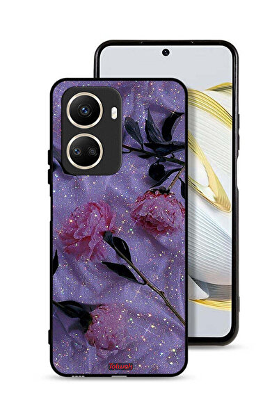 Tolwak غطاء حماية لهاتف هواوي نوفا 10 SE بنقشة ورود لامعة