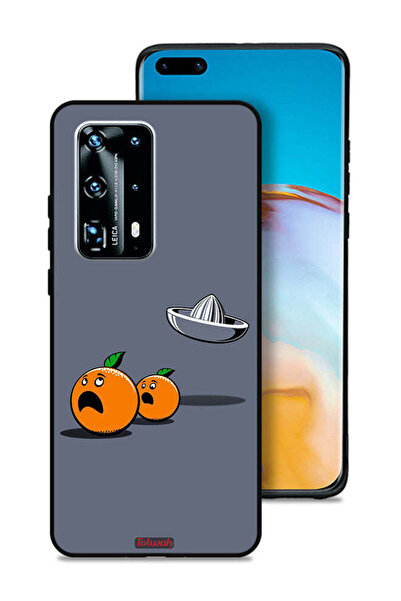 Tolwak غطاء حماية لهاتف هواوي P40 Pro Plus 5G بتصميم فني رقمي بسيط وفكاهي