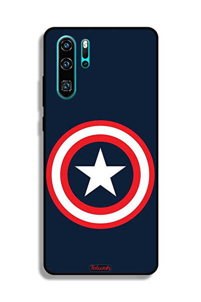 Tolwak Huawei P30 Pro Protective Case Cover Captain America
