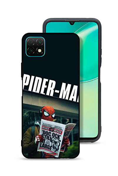 Tolwak غطاء حماية لهاتف هواوي نوفا Y60 سبايدرمان يقرأ جريدة