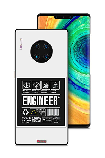 Tolwak غطاء حماية لهاتف هواوي ميت 30 إي برو 5G، ملصق مهندس