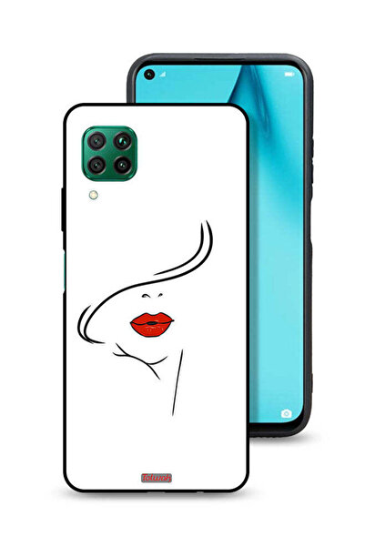 Tolwak غطاء حماية لهاتف هواوي بي 40 لايت 4G برسومات وجه فتاة